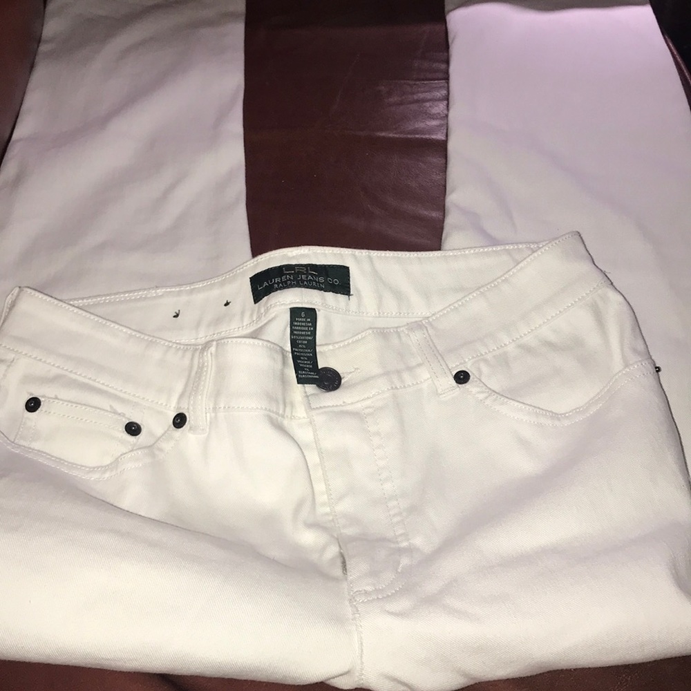 Women white jeans